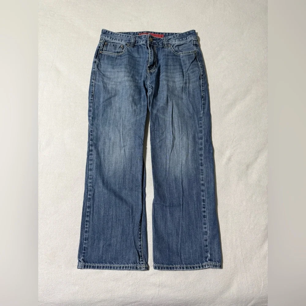 Rock and‎ Roll Cowboy Double Barrel Relaxed Straight Leg Jean Mens 32x27